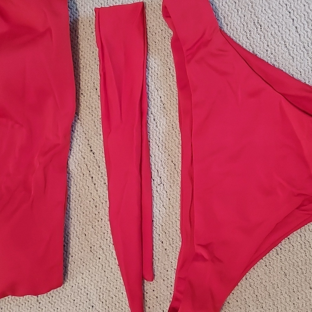 Matte Collection Cooper Bikini in Red - Picture 4 of 16